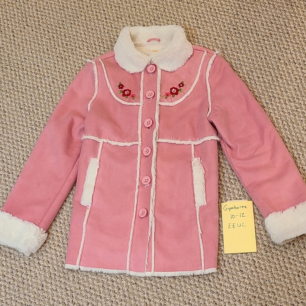 Gymboree Pink Jacket with Floral Details